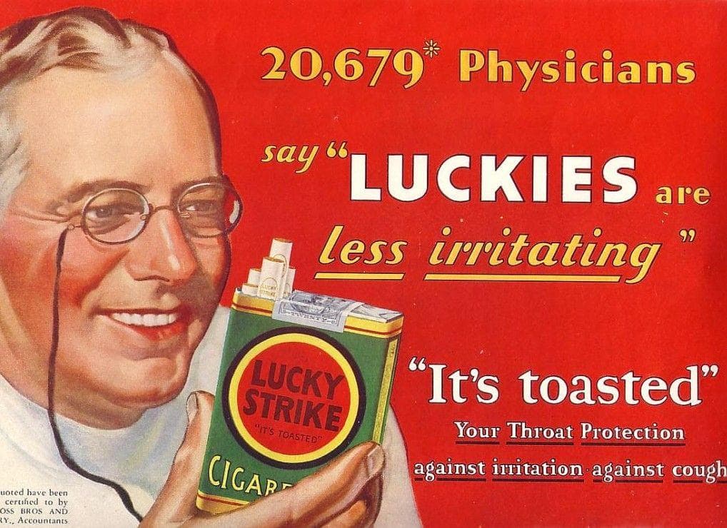13 Hilarious Vintage Cigarette Ads That Make Smoking Seem Healthy