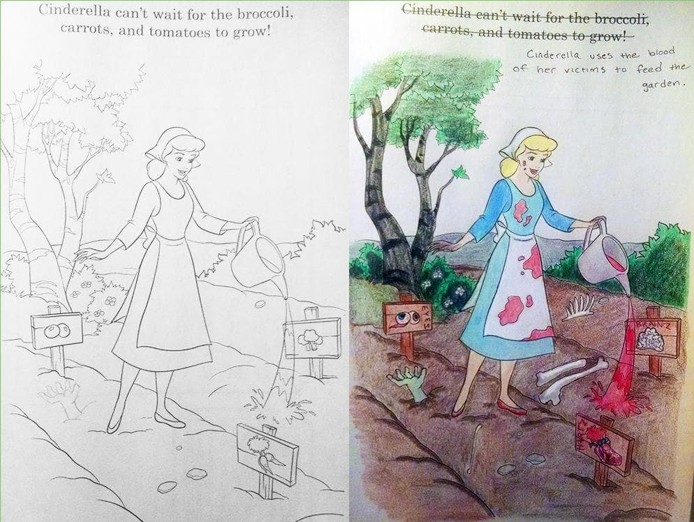Download 31 Disney Coloring Book Corruptions to Horrify Your Inner ...