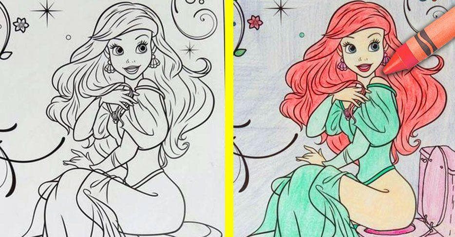 31 Disney Coloring Book Corruptions to Horrify Your Inner Child