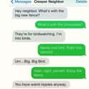 Sorry About Your Nipples on Random Hilarious Texts from Terrible Neighbors