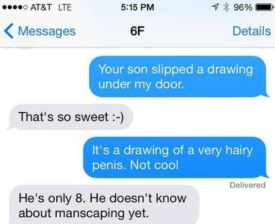 Total Dick Move on Random Hilarious Texts from Terrible Neighbors