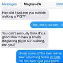 Don't Go Bacon My Heart on Random Hilarious Texts from Terrible Neighbors