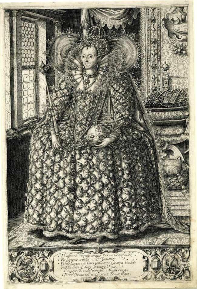Queen Elizabeth I of England by William Rogers, 1595-1603