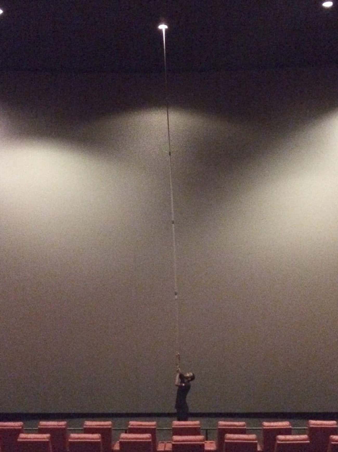 Changing Lightbulbs In An IMAX Theater