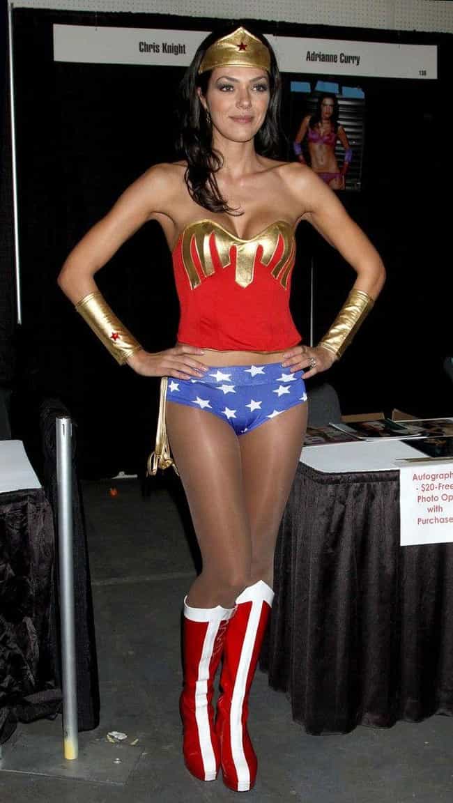 Adrianne Curry Is Spicy As Wonder Woman