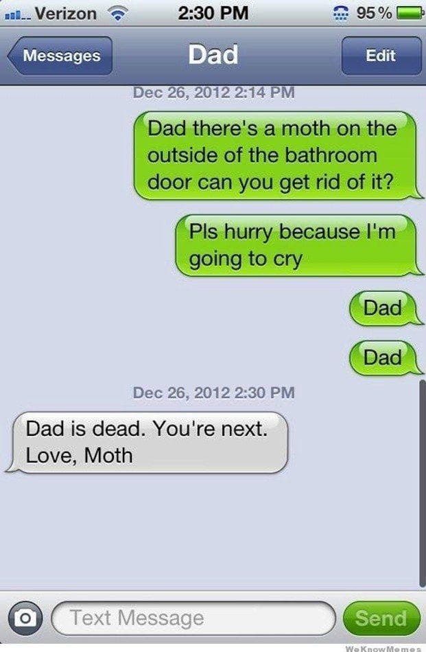 27 Parents Who Expertly Trolled Their Kids Over Text
