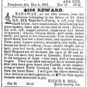 $150 Dollar Reward for the Safe Return of All Six Slaves on Random Shocking Escaped Slave Ads From the 19th-Century