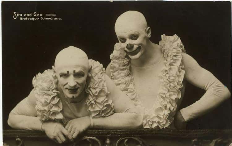 creepy vintage circus photos