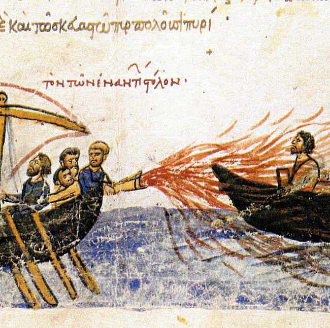 Deadly "Greek Fire" Wa... is listed (or ranked) 1 on the list 10 Mysterious Ancient Inventions Science Still Can't Explain