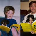 Loving Your Dog By The Book on Random Adorable Before-And-After Photos Of Dogs Growing Up With Their Humans