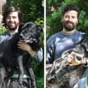 Three Times The "Aww" on Random Adorable Before-And-After Photos Of Dogs Growing Up With Their Humans
