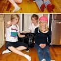 Girls Night In on Random Adorable Before-And-After Photos Of Dogs Growing Up With Their Humans