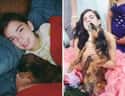 Cuddles And Kisses on Random Adorable Before-And-After Photos Of Dogs Growing Up With Their Humans