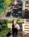Stairway To Heaven on Random Adorable Before-And-After Photos Of Dogs Growing Up With Their Humans