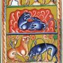 Lions And Bears, Unknown Artist, Early 13th Century on Random Hilariously Wrong Historical Depictions of Animals