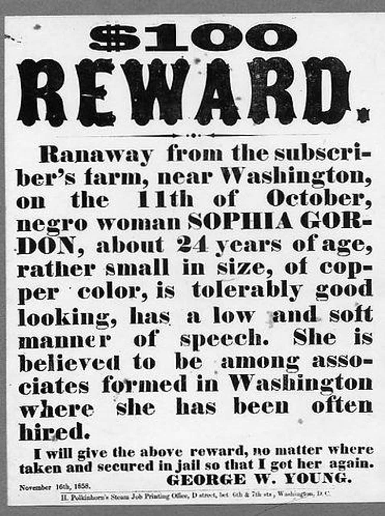 $100 Reward (1858)