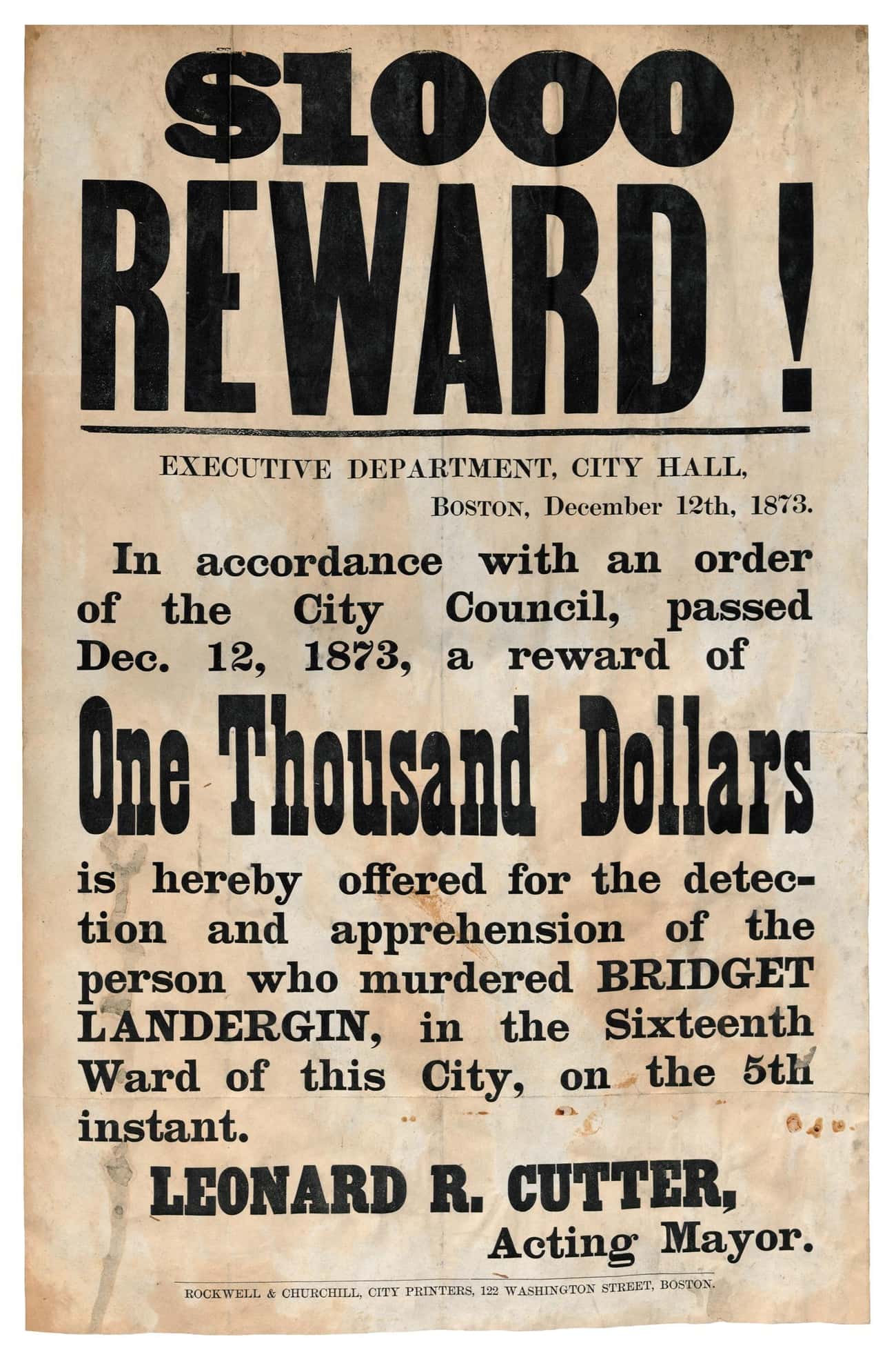 One Thousand Dollars (1873)