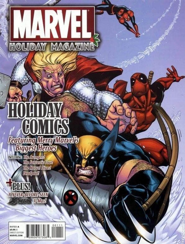 Super Sledding on Random Awesome Christmas Superhero Comics You Never Knew Existed