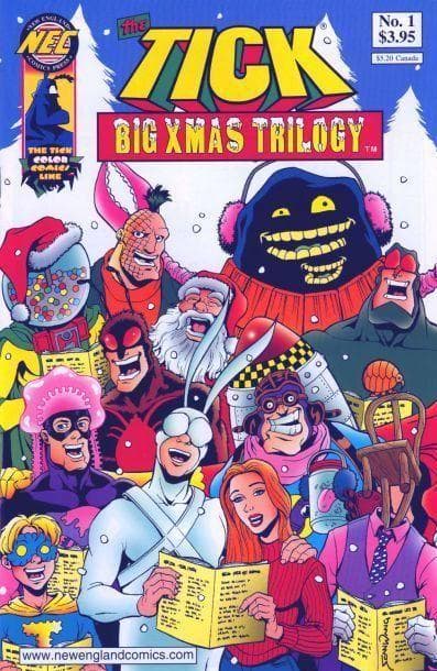 Merry Tickmas on Random Awesome Christmas Superhero Comics You Never Knew Existed