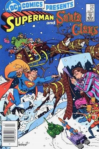 Santa Claus v Superman on Random Awesome Christmas Superhero Comics You Never Knew Existed