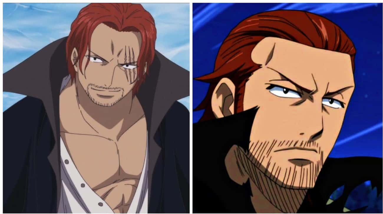 Shanks from 'One Piece' and Gildarts Clive from 'Fairy Tail'