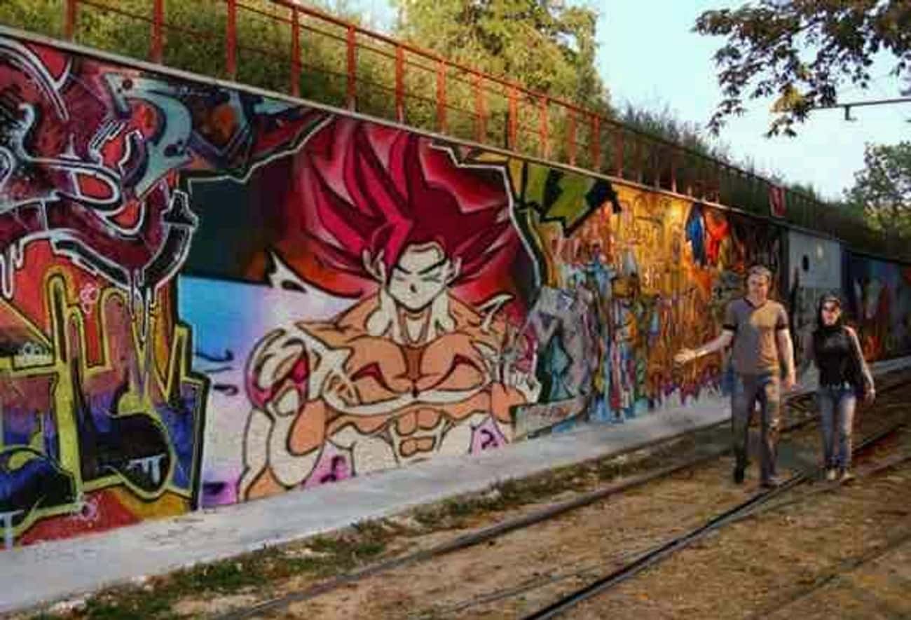 Goku On Train Tracks, USA