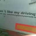 You're Driving Me Crazy on Random Funniest Trucker Signs Ever Spotted on the Open Road
