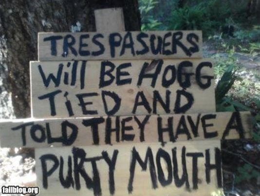 Funny Signs From The South