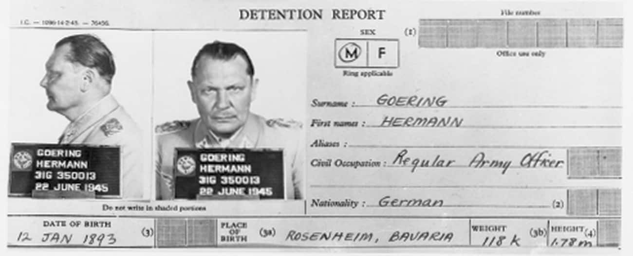 Göring Fled And Surrendered To The US As The SS Was Closing In