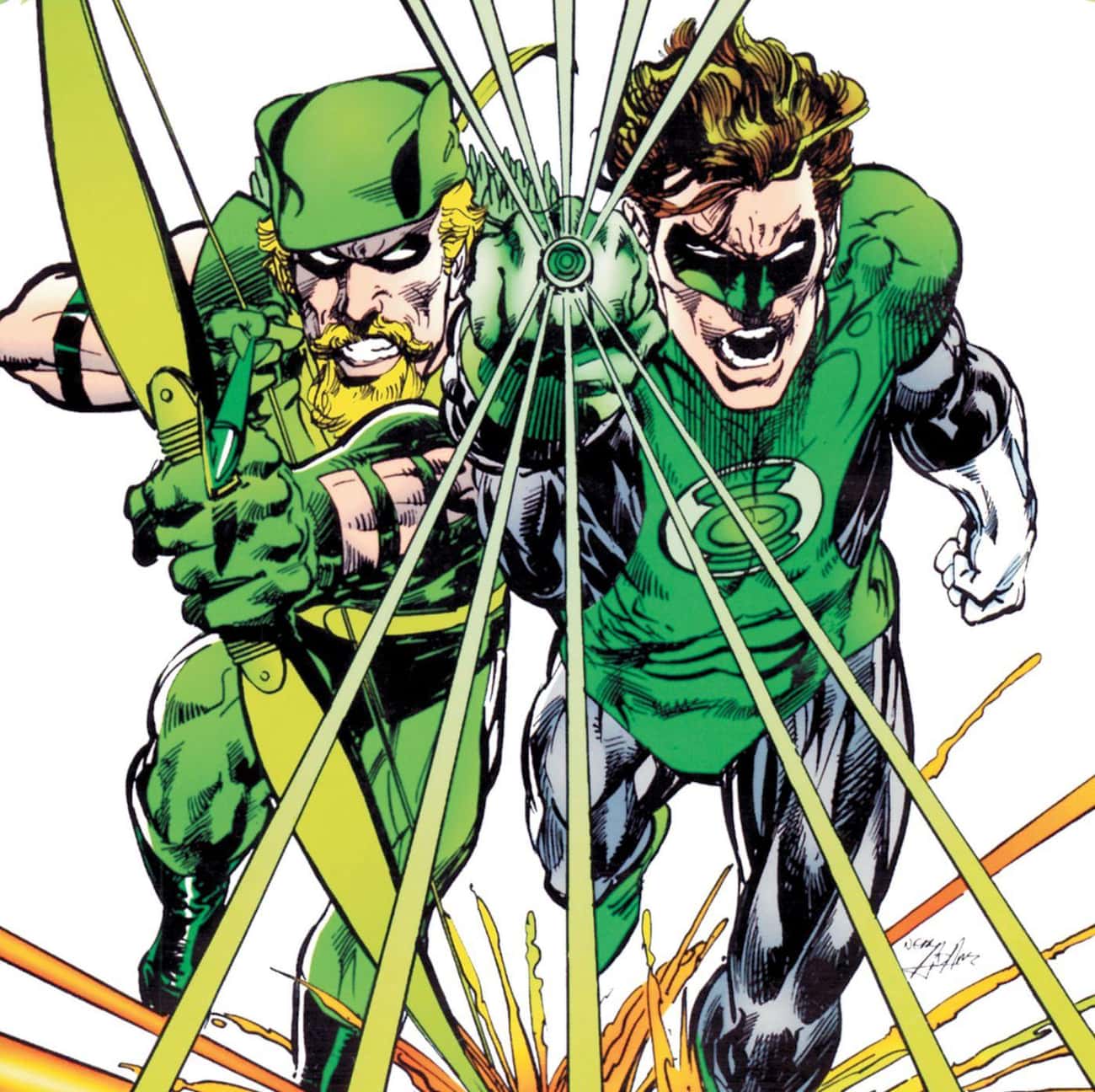 Green Lantern And Green Arrow