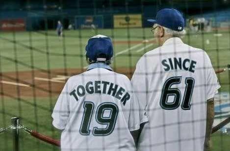 together since baseball jerseys