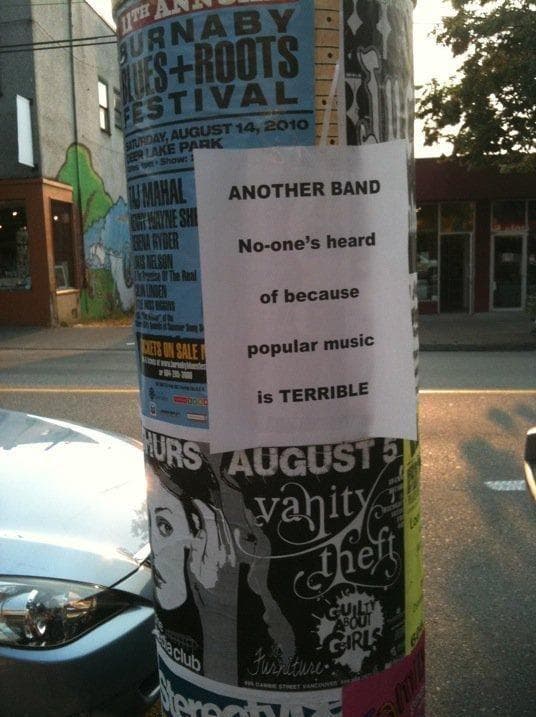 24 Funny Band Flyers That Would Totally Convince You to See Them