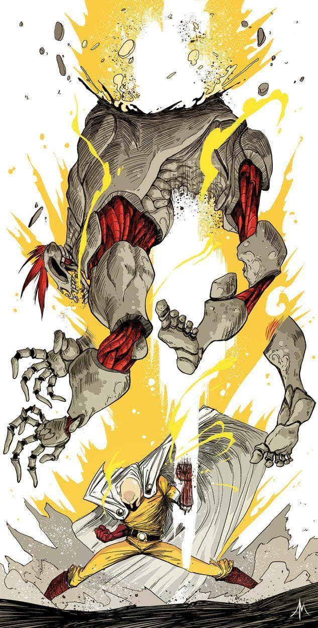 33 Epic Pieces of One-Punch Man Fan Art