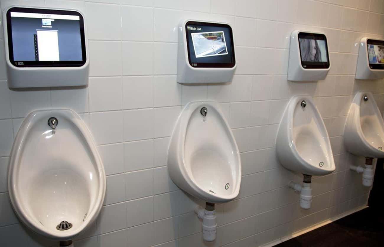Interactive Urinals In England, Japan, And The United States