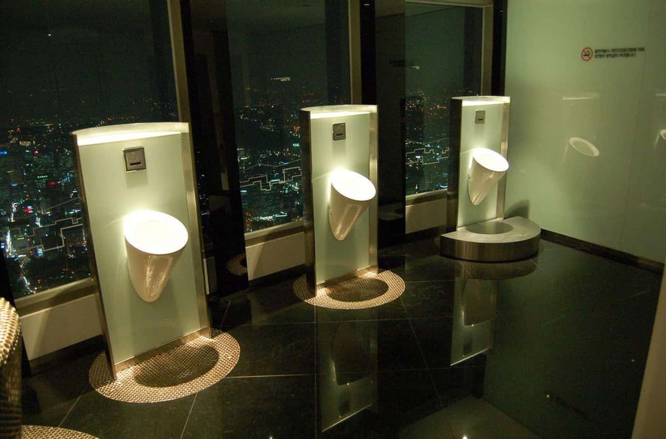 See the View In Seoul Tower&#39;s Restrooms