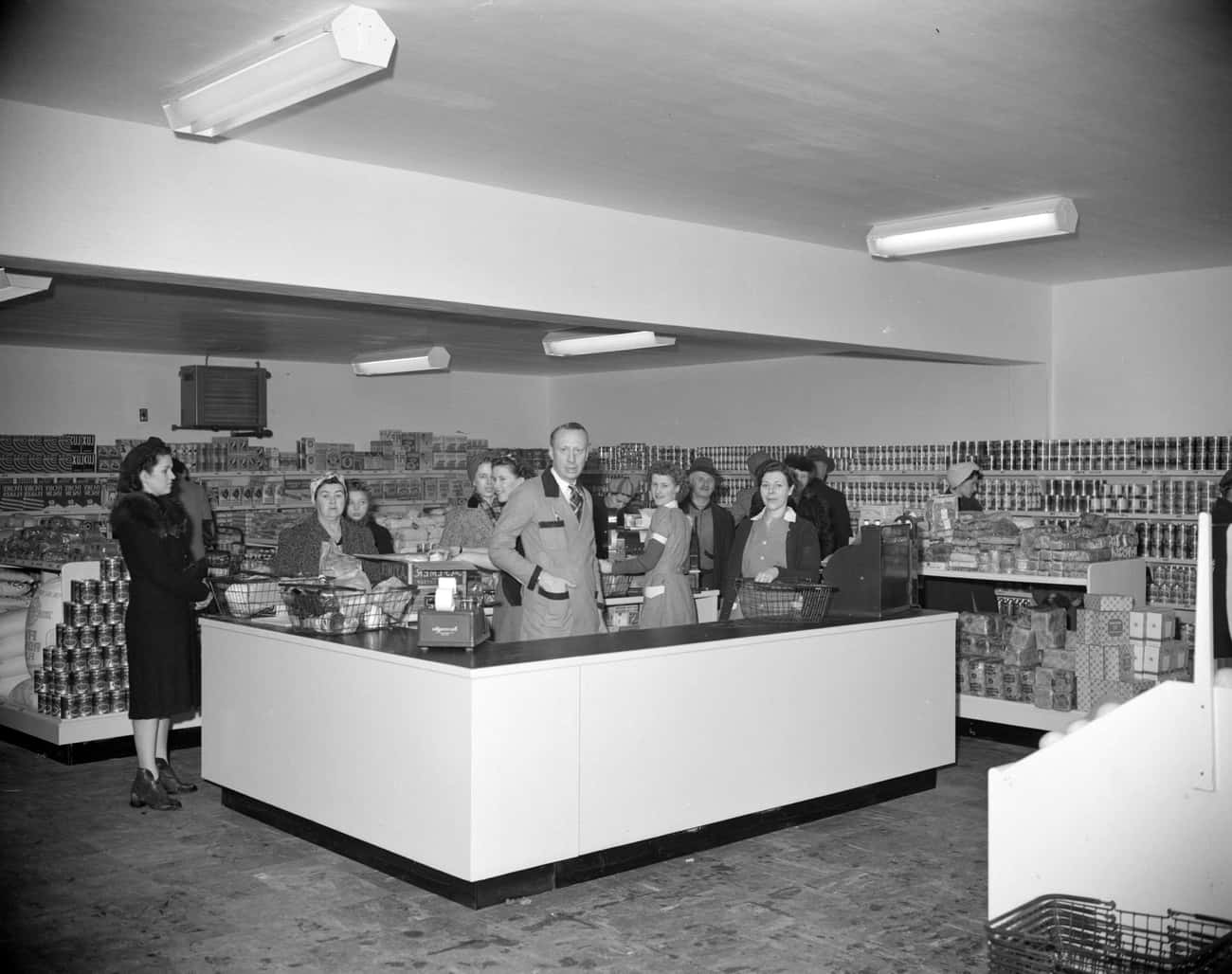 A Grocery Store In Vancouver, 1940s