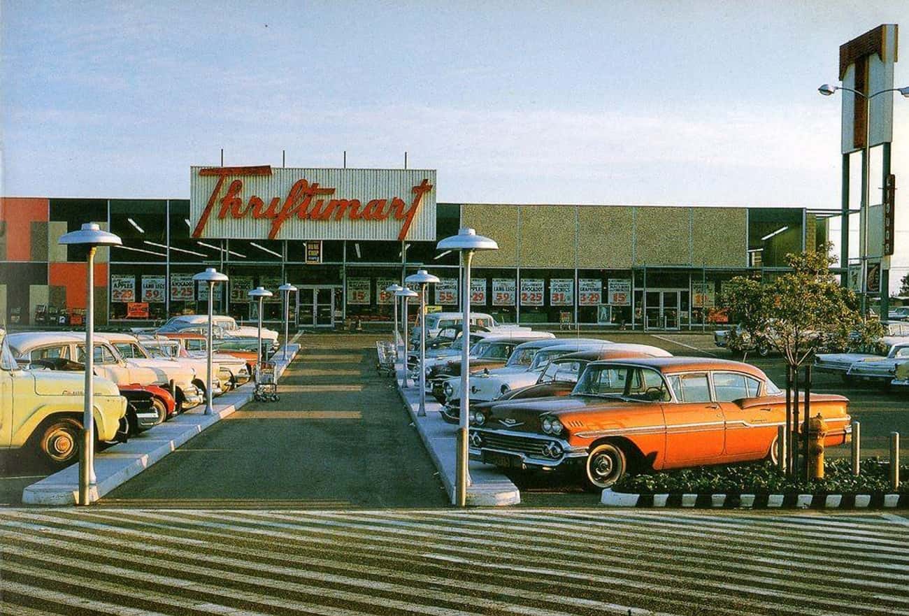Grocery Store Parking Lot, West Covina, California, 1959