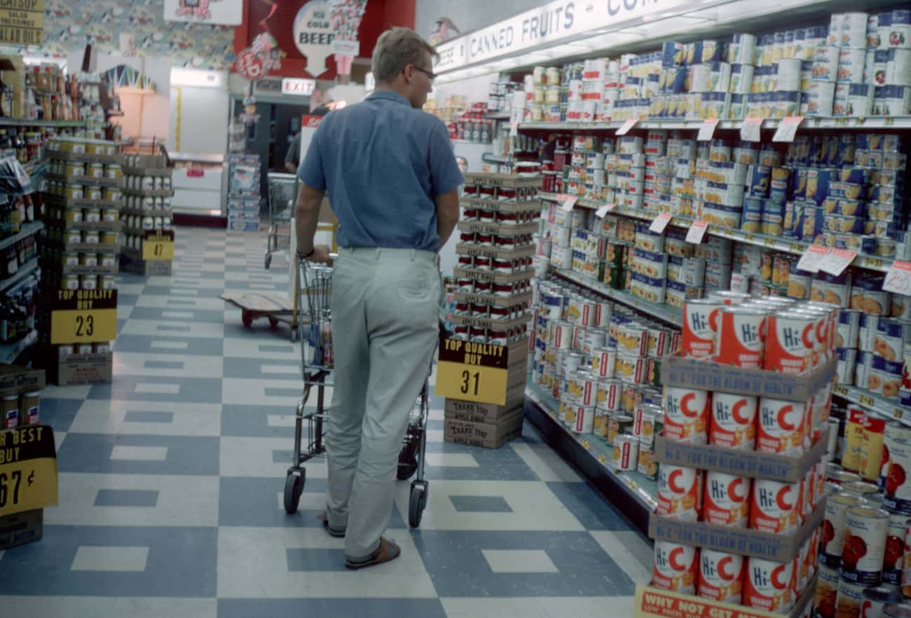 Grocery Store In Michigan, 1962