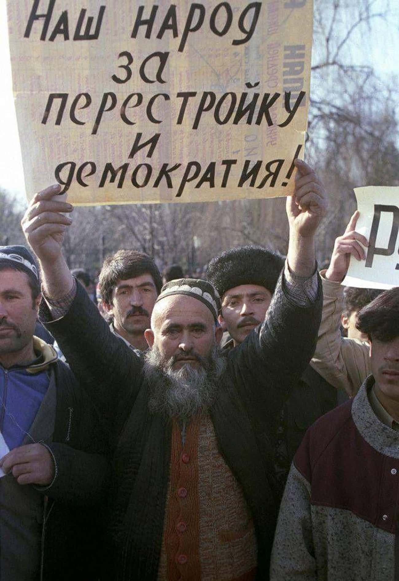 Protestor From February 1990 Movement In Dushanbe, Tajikistan