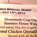 Made Right Out Back... on Random Hilarious Menu Fails You Wish You Caught