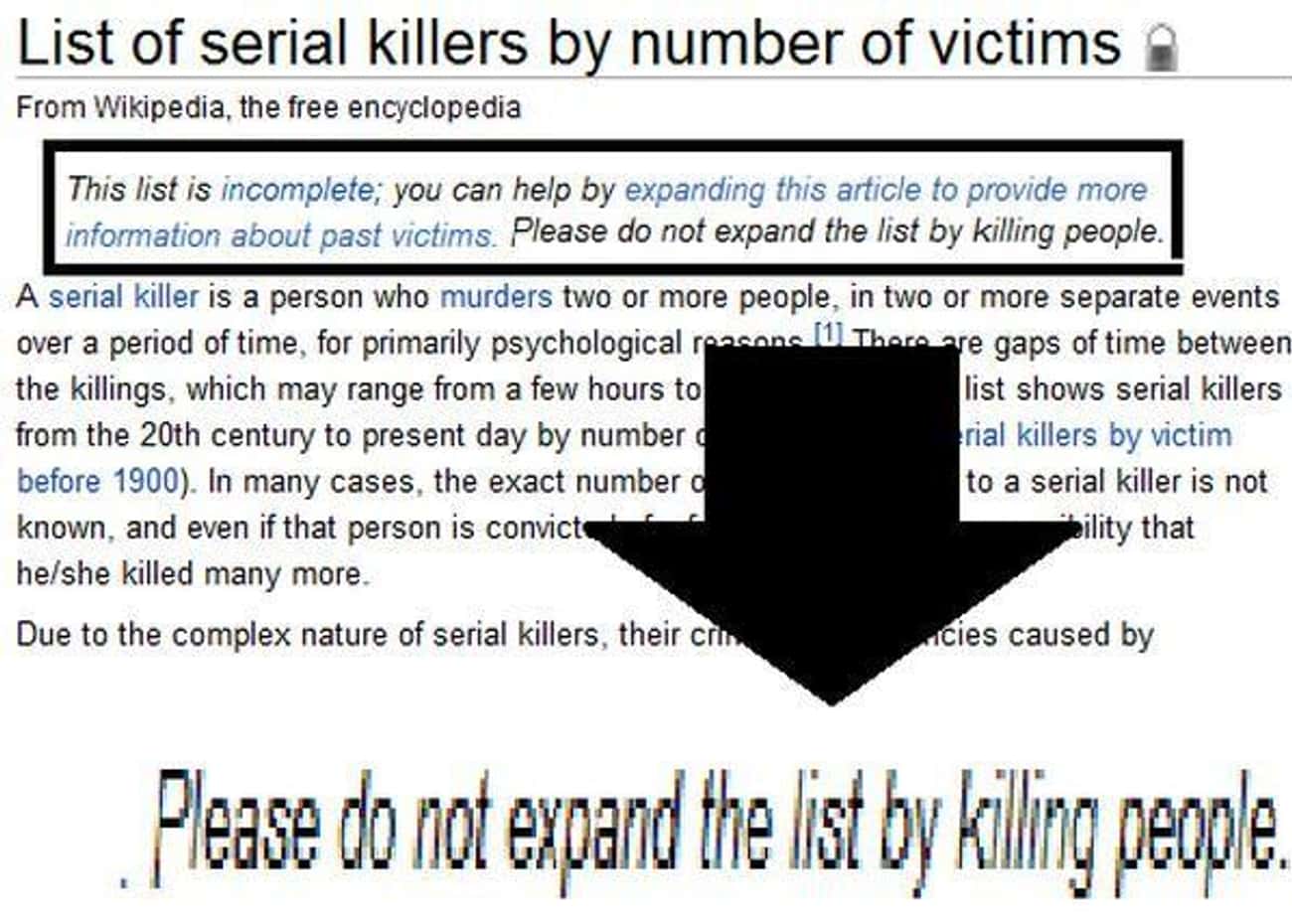 If Wiki&#39;s Could Kill