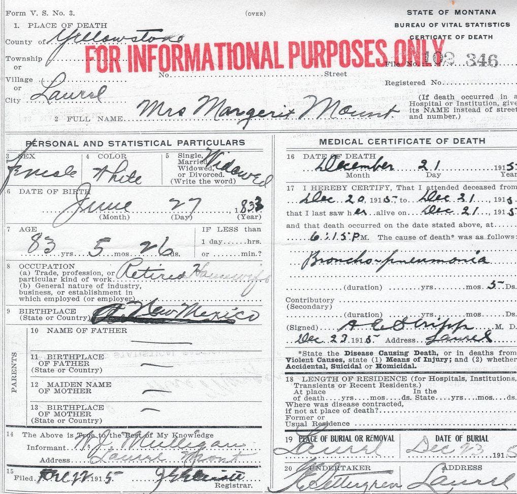 Register Your Death With The Government