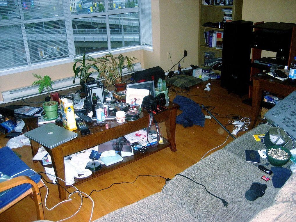 Clean Out Your Apartment And Figure Out What To Do With Your Stuff