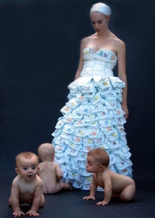 bizarre wedding dresses