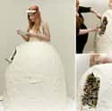 Let Them Eat Cake (At The Alter) on Random Absolute Weirdest Wedding Dresses