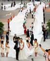 The World's Longest Wedding Dress on Random Absolute Weirdest Wedding Dresses