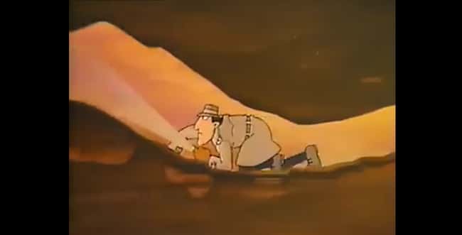 inspector gadget's finger flashlight