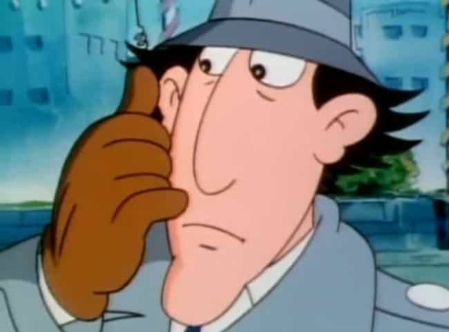 inspector gadget looking worried