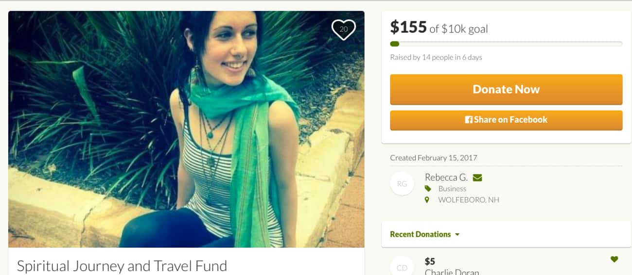 The Fund To Send A Woman Around The World For 'Spiritual Healing'