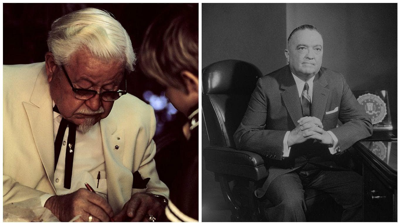 Colonel Sanders And J. Edgar Hoover